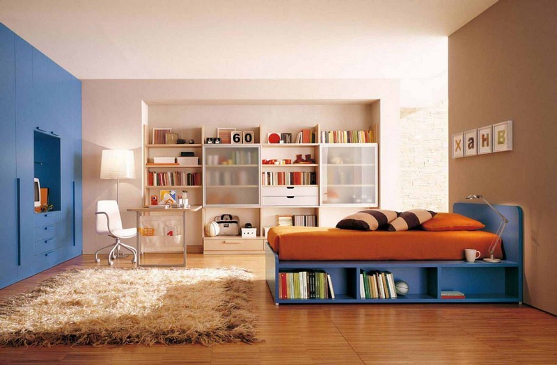 Colorful kids bedroom